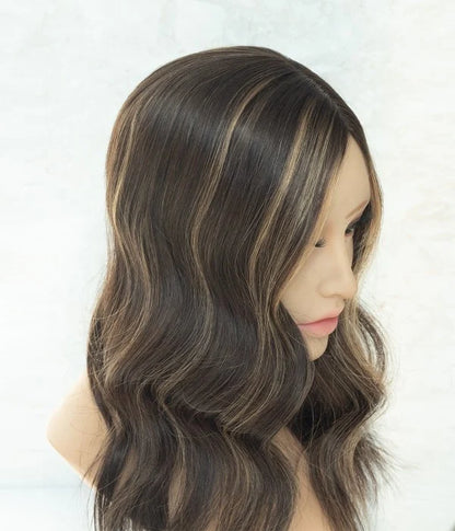 Closed Lace | 6.5” x 7” Airy Elegance | Ultra-breathable Human Hair Topper | Ponytail Topper|Low Density