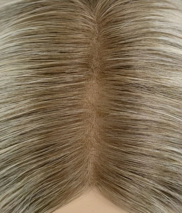 Closed Lace | 8.5” x 9” Breeze | Ultra-breathable Human Hair Topper | Ponytail Topper| Low Density
