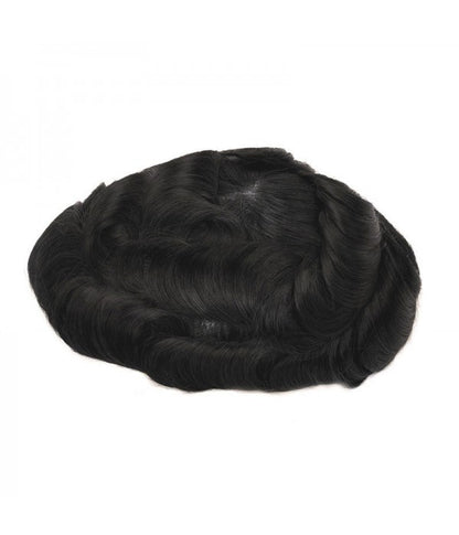 MARS - SWISS LACE WITH PU BACK AND SIDES HAIR REPLACEMENT SYSTEM FOR MEN | POPULAR CHOICE