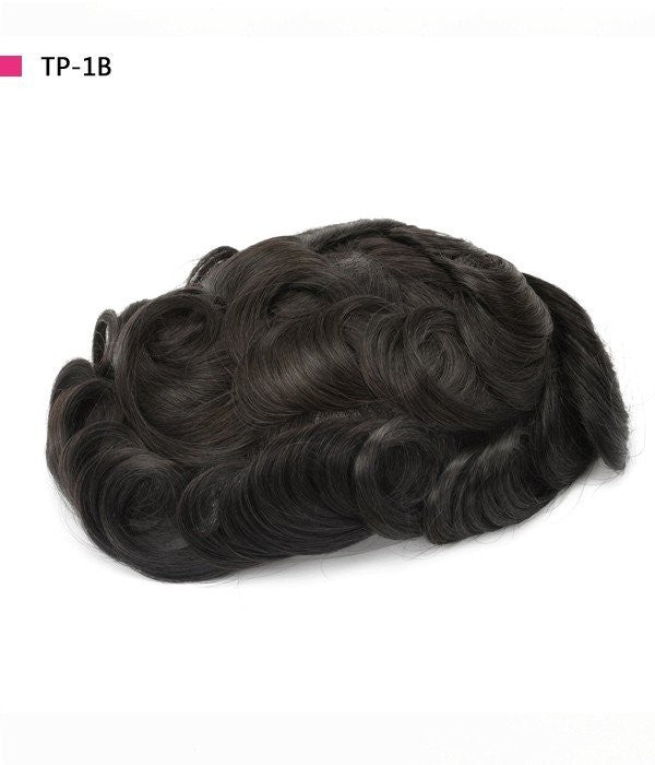 BRIAN | FULL LACE WITH SKIN BACK AND SIDES HAIR SYSTEM FOR MEN| SOFT AND BREATHABLE
